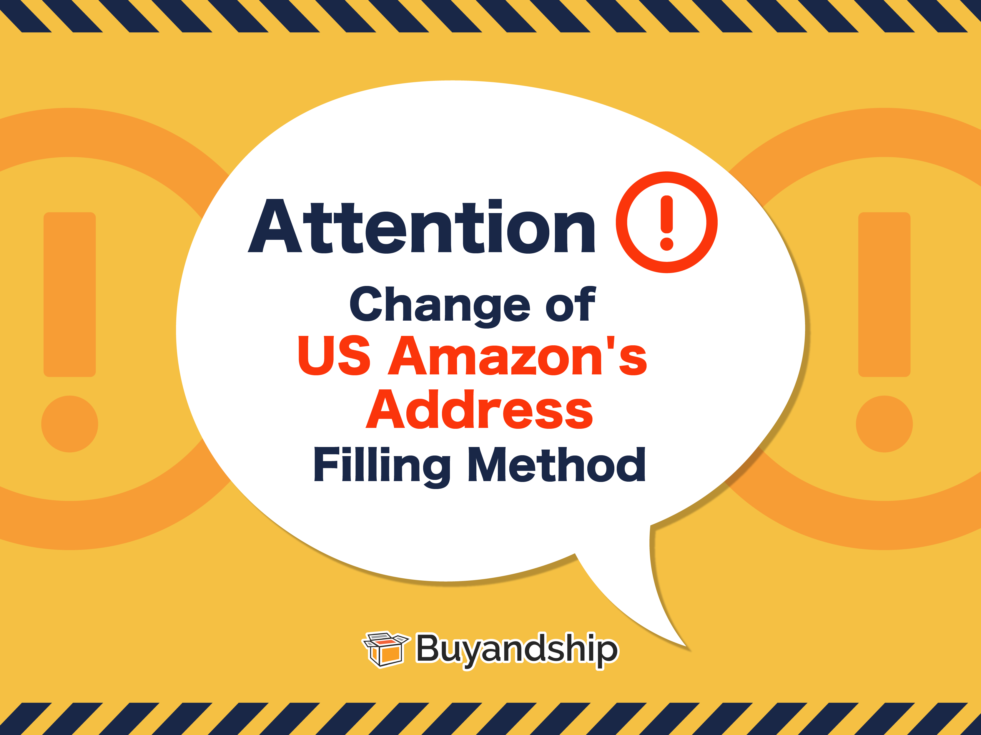 Change of US Amazon’s Address Filling Method Buy&Ship Hong Kong