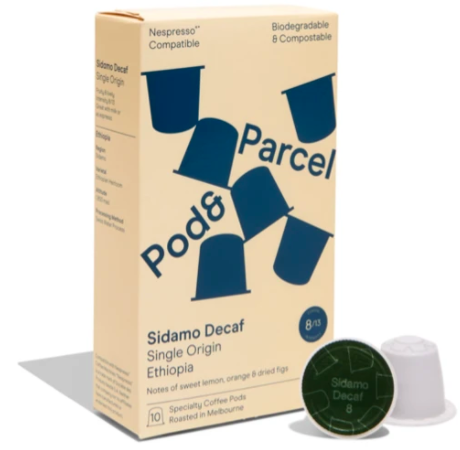 Pod & Parcel 咖啡膠囊推介: SIDAMO DECAF