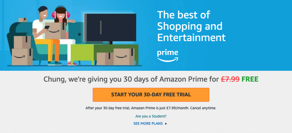 Amazon Prime Tutorial: Start Trial