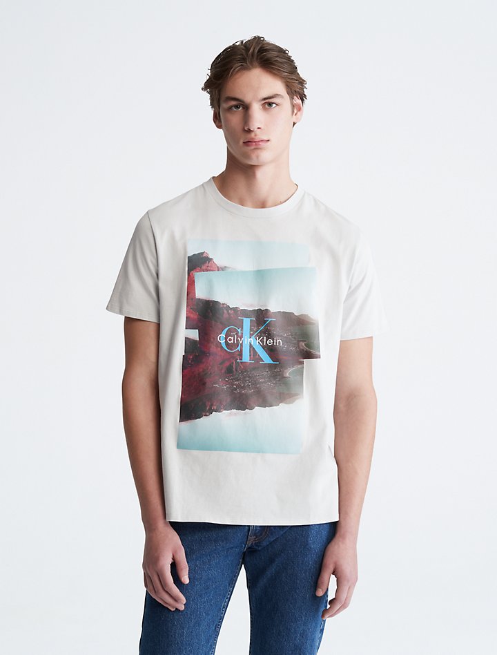 Calvin Klein Mountain Graphic Logo T-Shirt