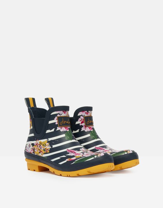 Joules 雨靴推薦: Wellibob Short Height Printed Wellies