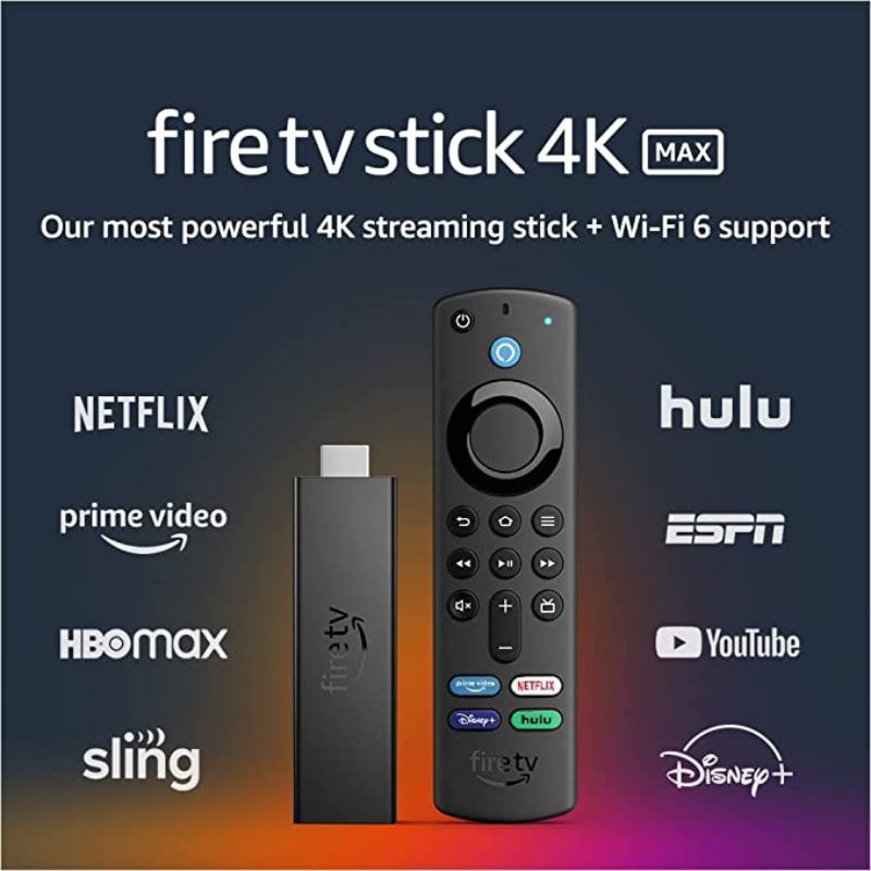 Fire TV Stick 4K Max智能電視棒黑色星期五優惠價$275
