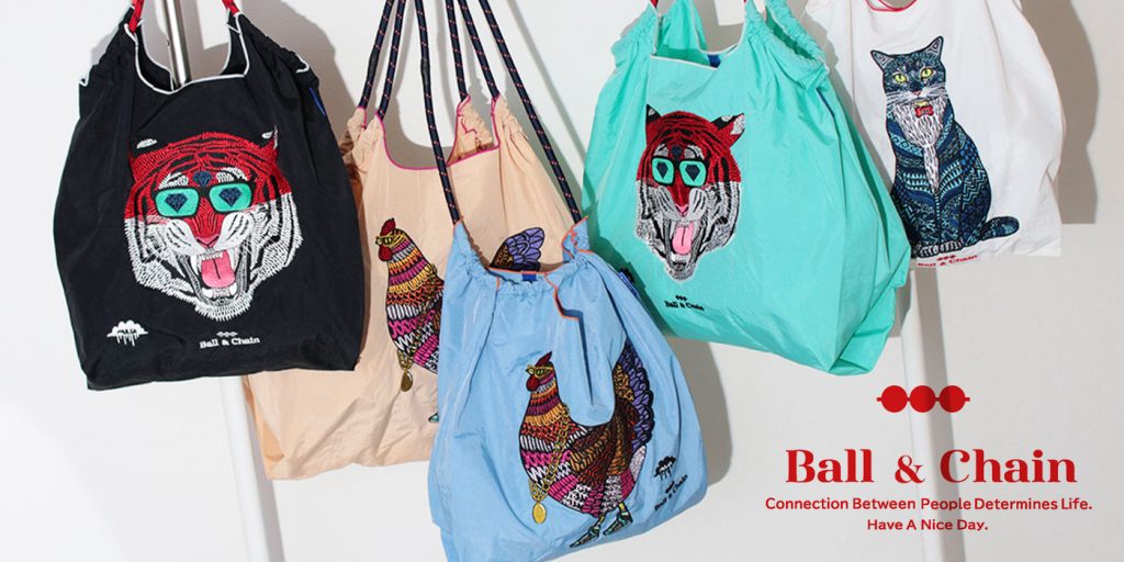 日本超熱賣的Ball & Chain刺繡圖案環保袋！內附網購教學