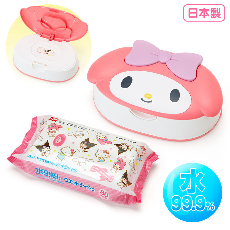 Sanrio Baby Wet Wipes with Tissue Box Set