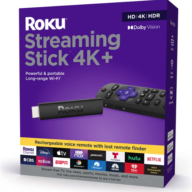 Roku Streaming Stick 4K+ 串流媒體播放器