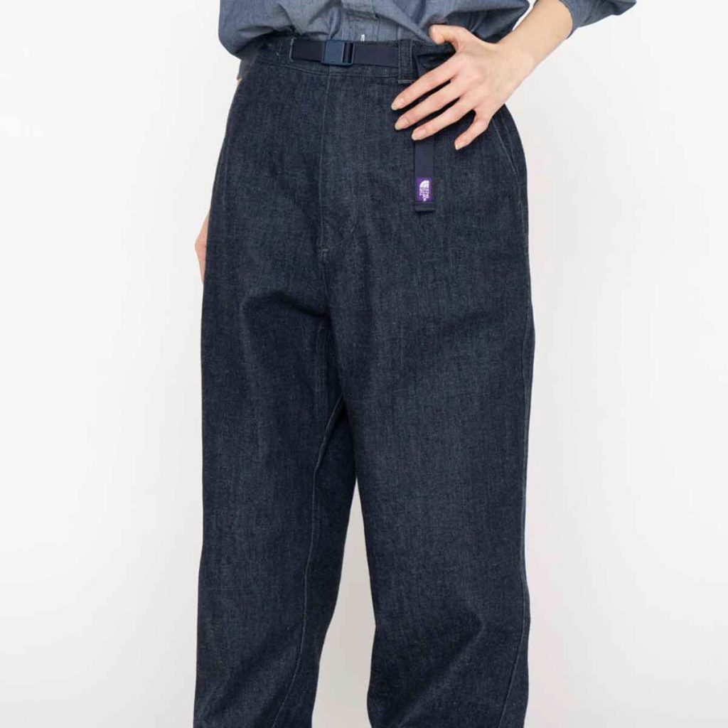 日版TNF紫標商品推薦: Denim Wide Tapered Pants