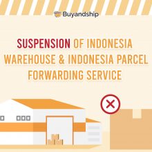 Suspension of Indonesia Warehouse & Indonesia Parcel Forwarding Service