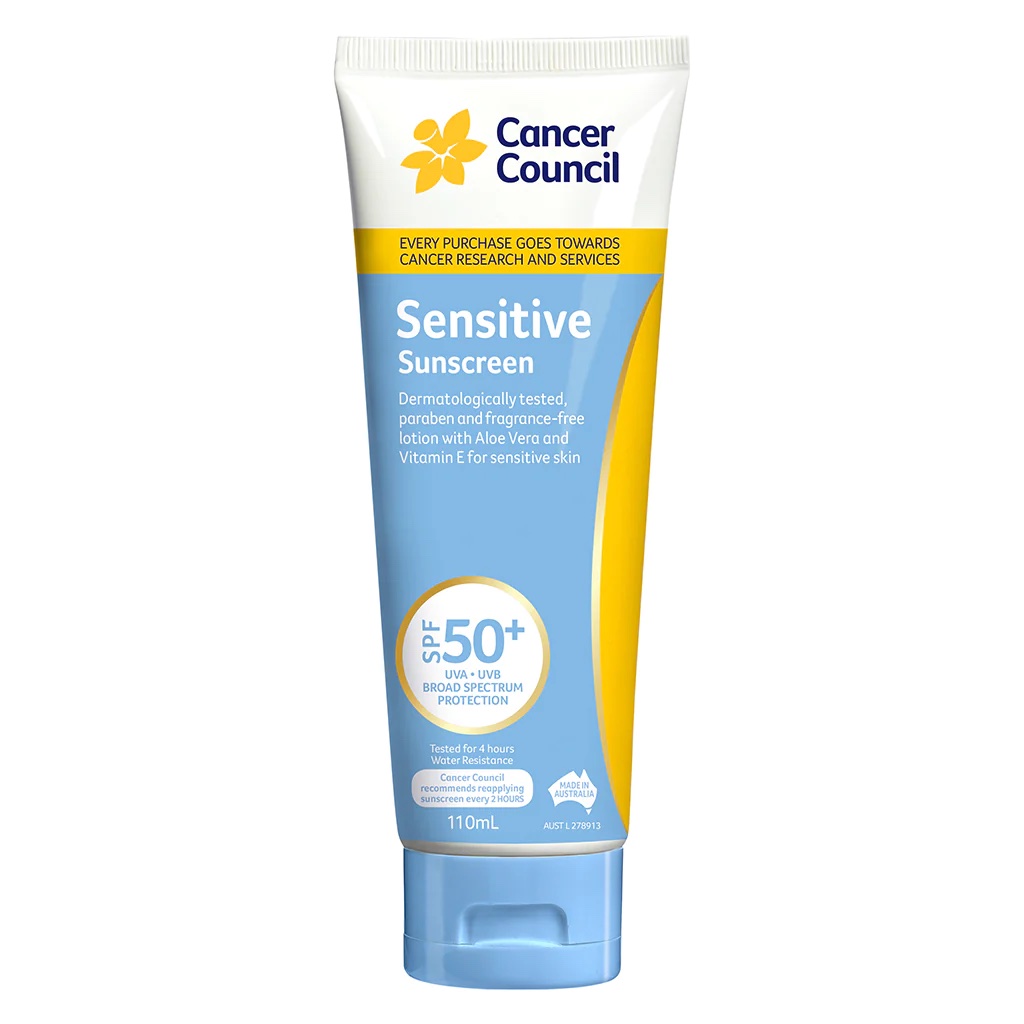 防曬霜推薦: 澳洲防癌協會敏感型防曬霜 SPF50+