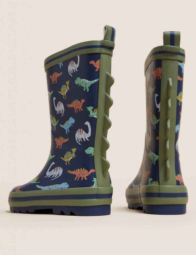 小童防水雨靴推介: Marks & Spencer 兒童恐龍造型雨靴
