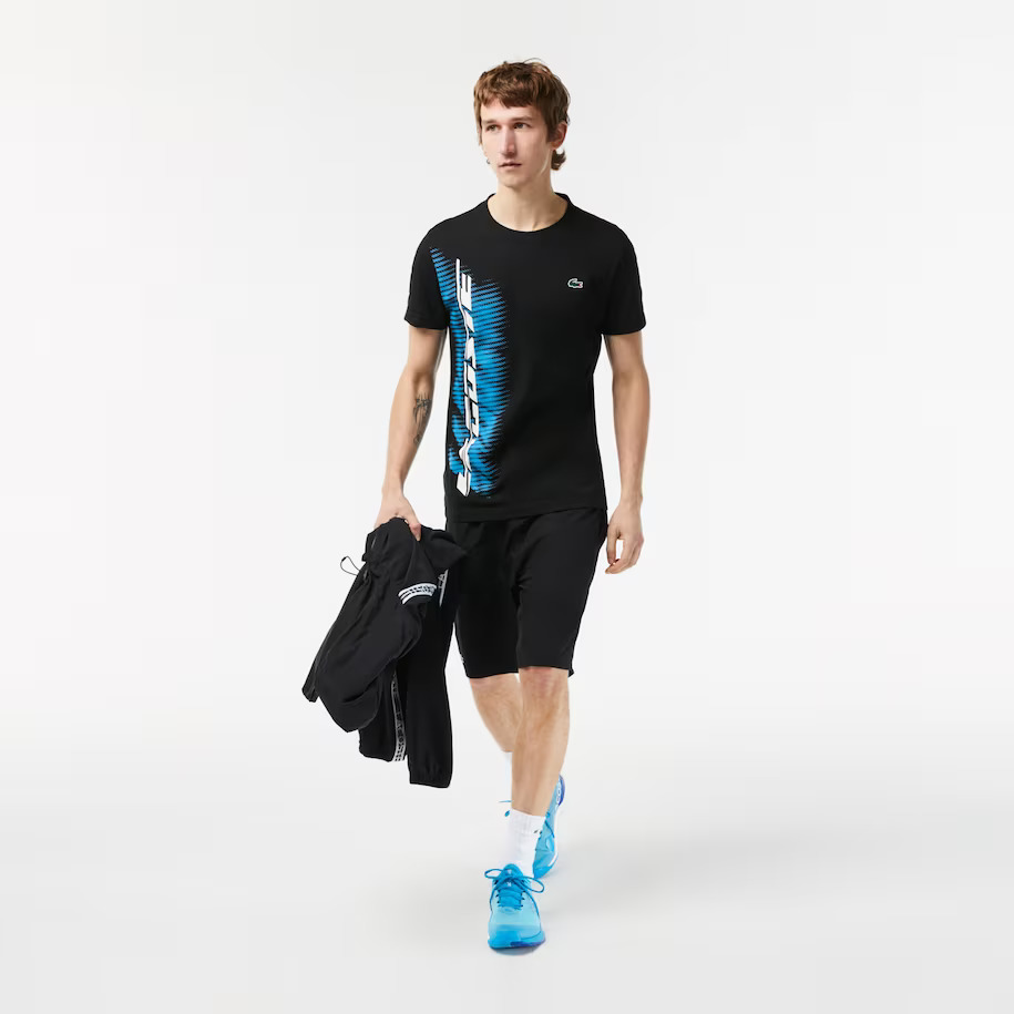 Lacoste Men’s SPORT Regular Fit T-Shirt with Contrast Branding