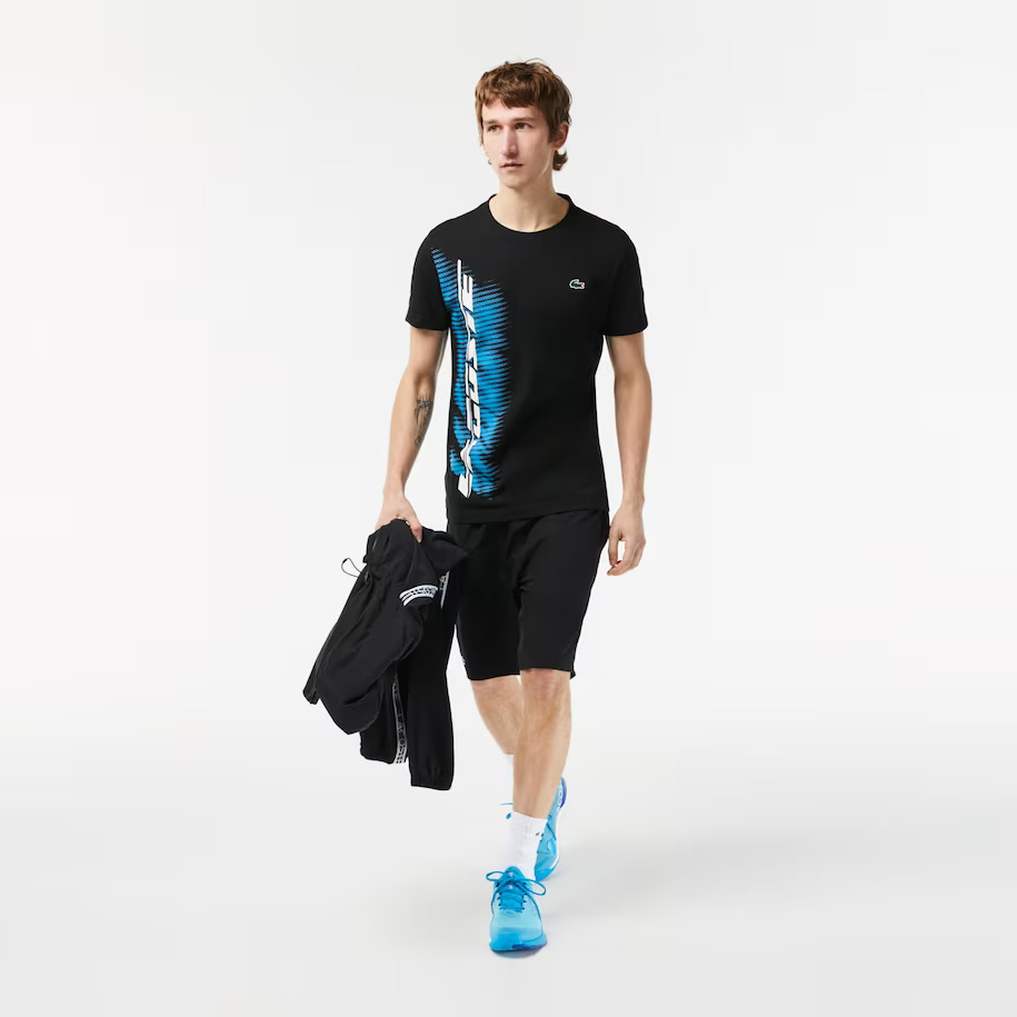 Lacoste 減價-Men’s SPORT Regular Fit T-Shirt with Contrast Branding