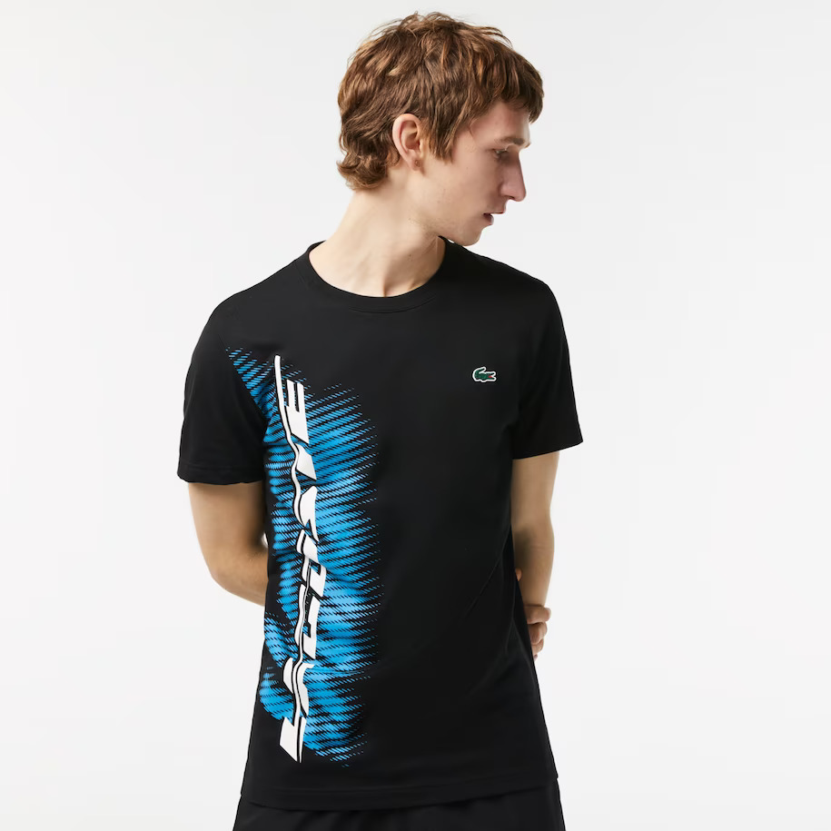Lacoste 減價-Men’s SPORT Regular Fit T-Shirt with Contrast Branding