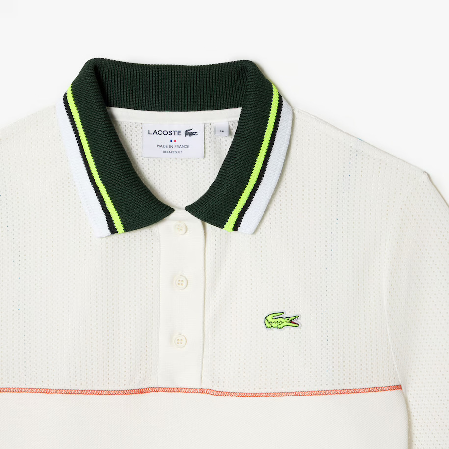 Lacoste Women’s Organic Cotton French Made Loose Cut Polo
