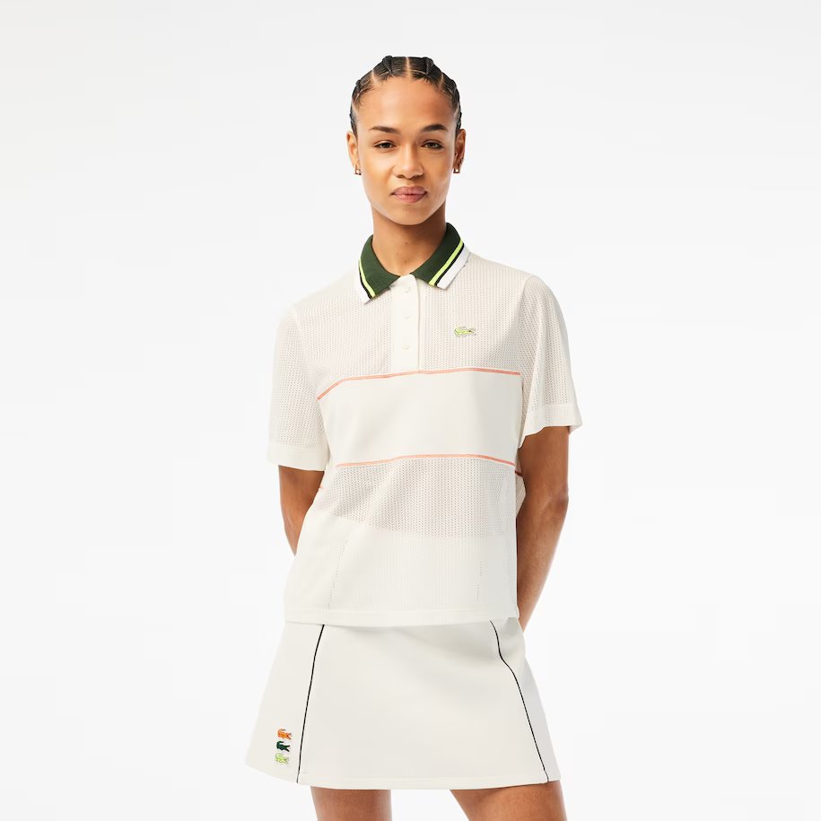 Lacoste Women’s Organic Cotton French Made Loose Cut Polo