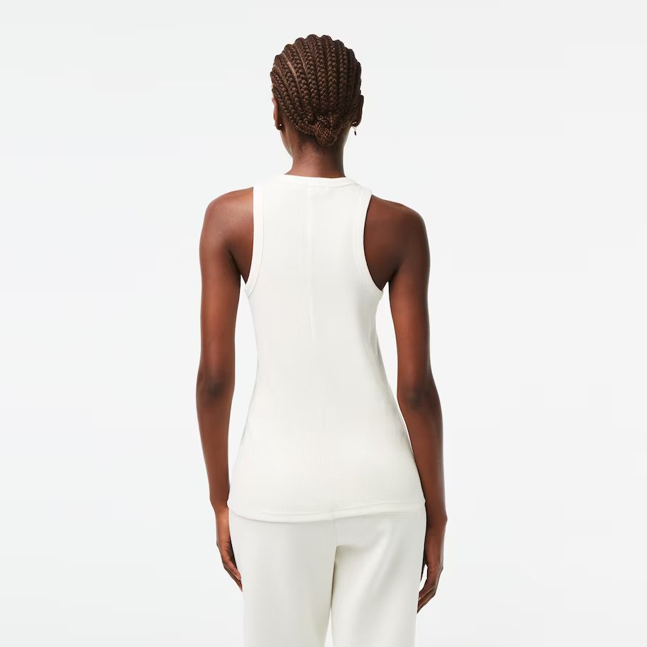 Lacoste 減價-Women’s Slim Fit Organic Cotton Tank Top
