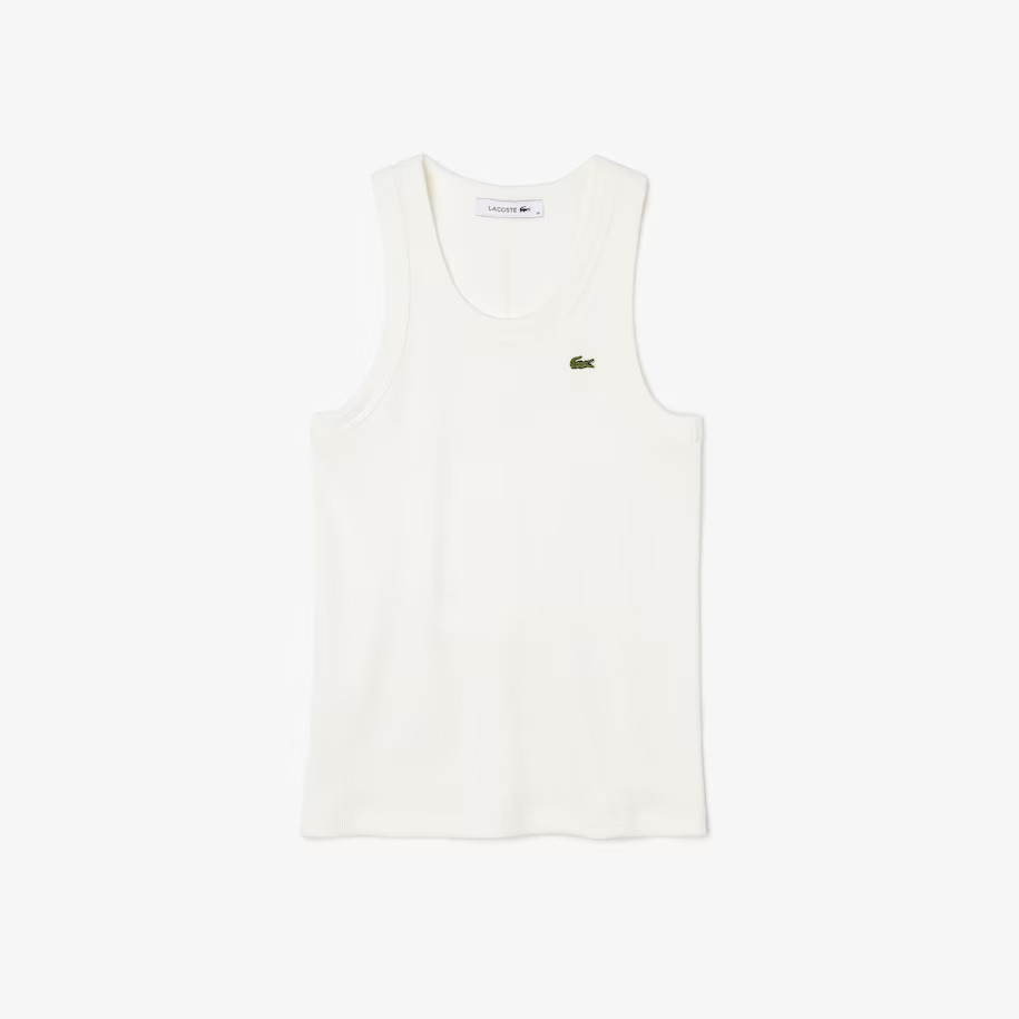 Lacoste 減價-Women’s Slim Fit Organic Cotton Tank Top