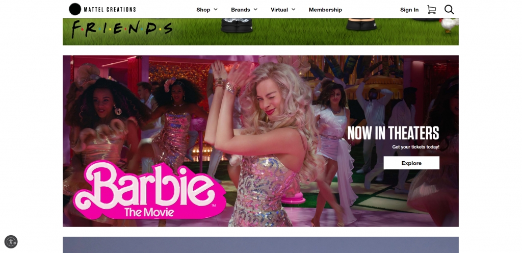 美國 Mattel Creations 官網-購買Barbie人氣週邊