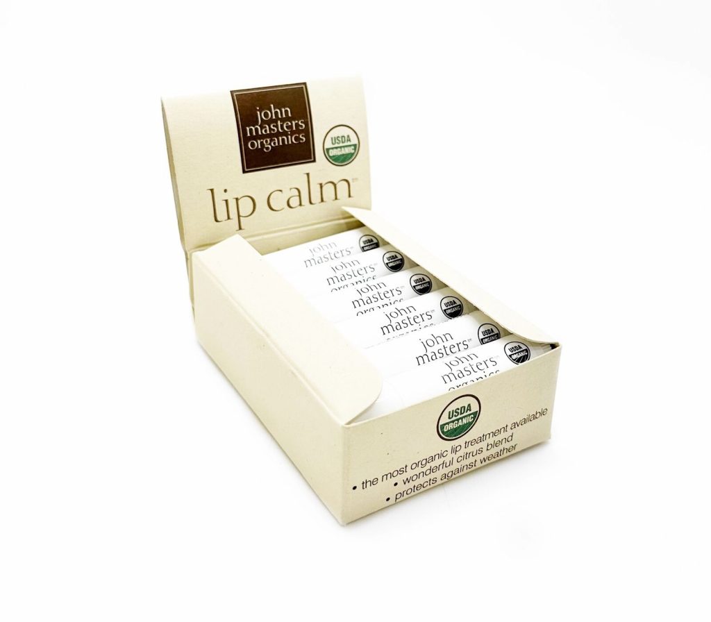 John Masters Organics Lip Calm Original 0.15 oz Holiday Set PACK OF 12