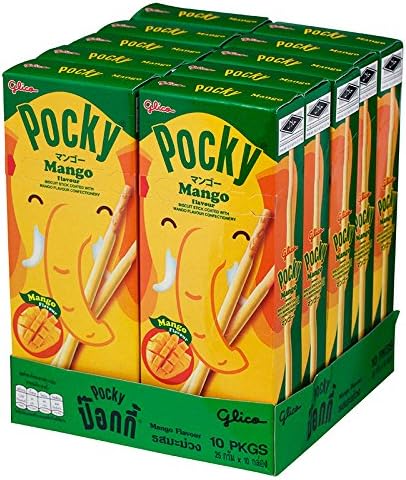 Pocky - 泰國限定芒果味10盒 (25 g)