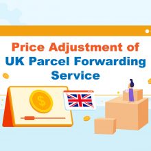Price Adjustment of UK Parcel Forwarding Service