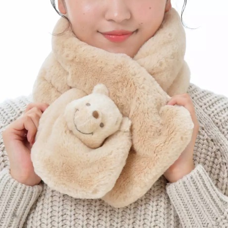 熱門聖誕禮盒推薦：Disney JP - 維尼熊圍巾