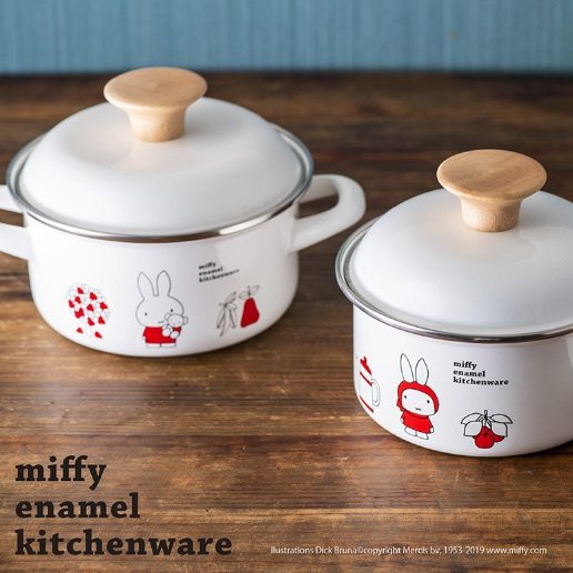 Miffy 15cm琺瑯鍋 