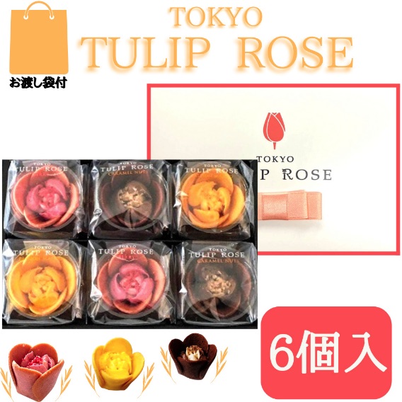 Tokyo tulip rose - 鬱金香玫瑰禮盒（6件入）