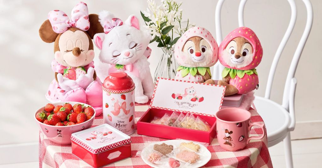 日本迪士尼草莓系列登場！人氣角色米妮、奇奇與蒂蒂等精品$20X起～
