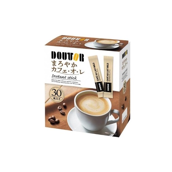 DOUTOR - 牛奶咖啡即溶棒 30本入