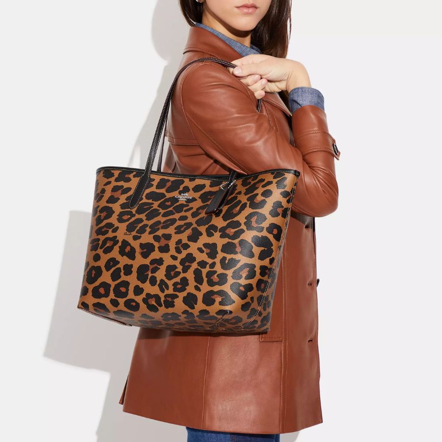 Coach - Leopard Print Tote Bag