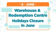 Warehouse & Redemption Centre Service Arrangements in Jun