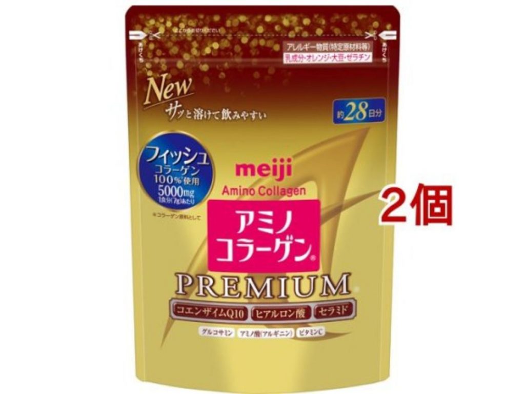 Meiji - Amino Collagen Premium 196g 2pcs