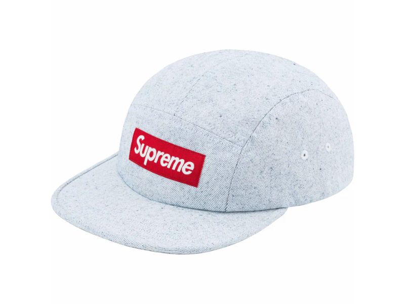 Supreme Coated Denim Camp Cap