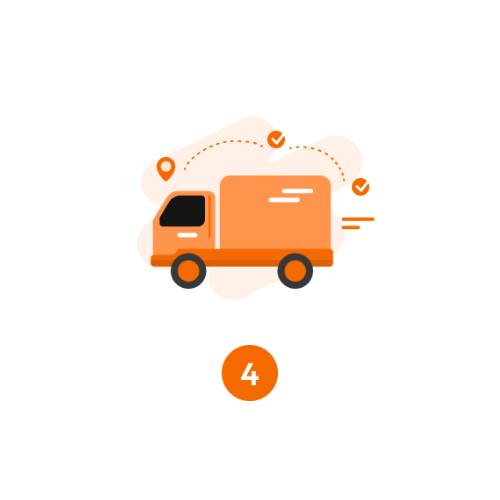 Delivery or self-pickup