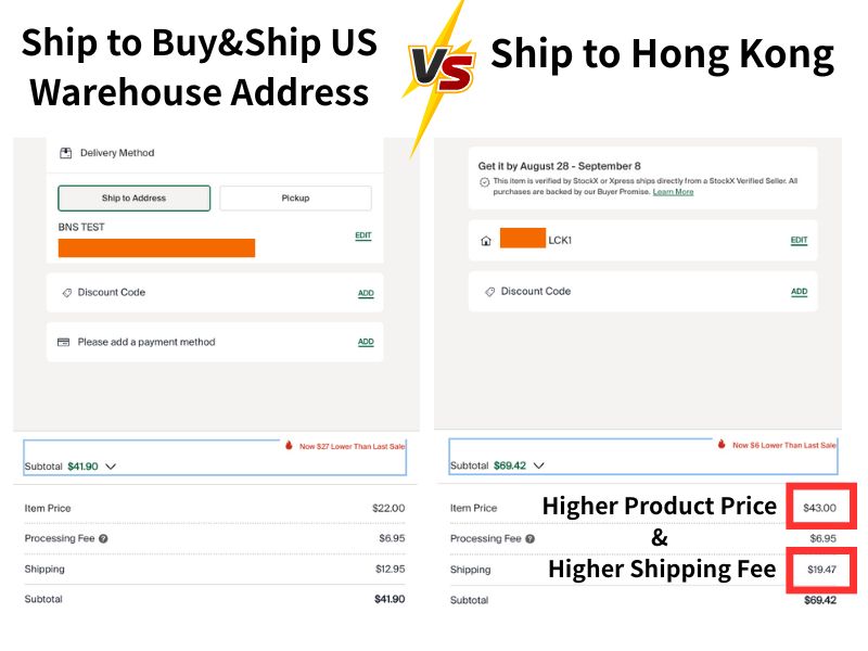 shipping comparison