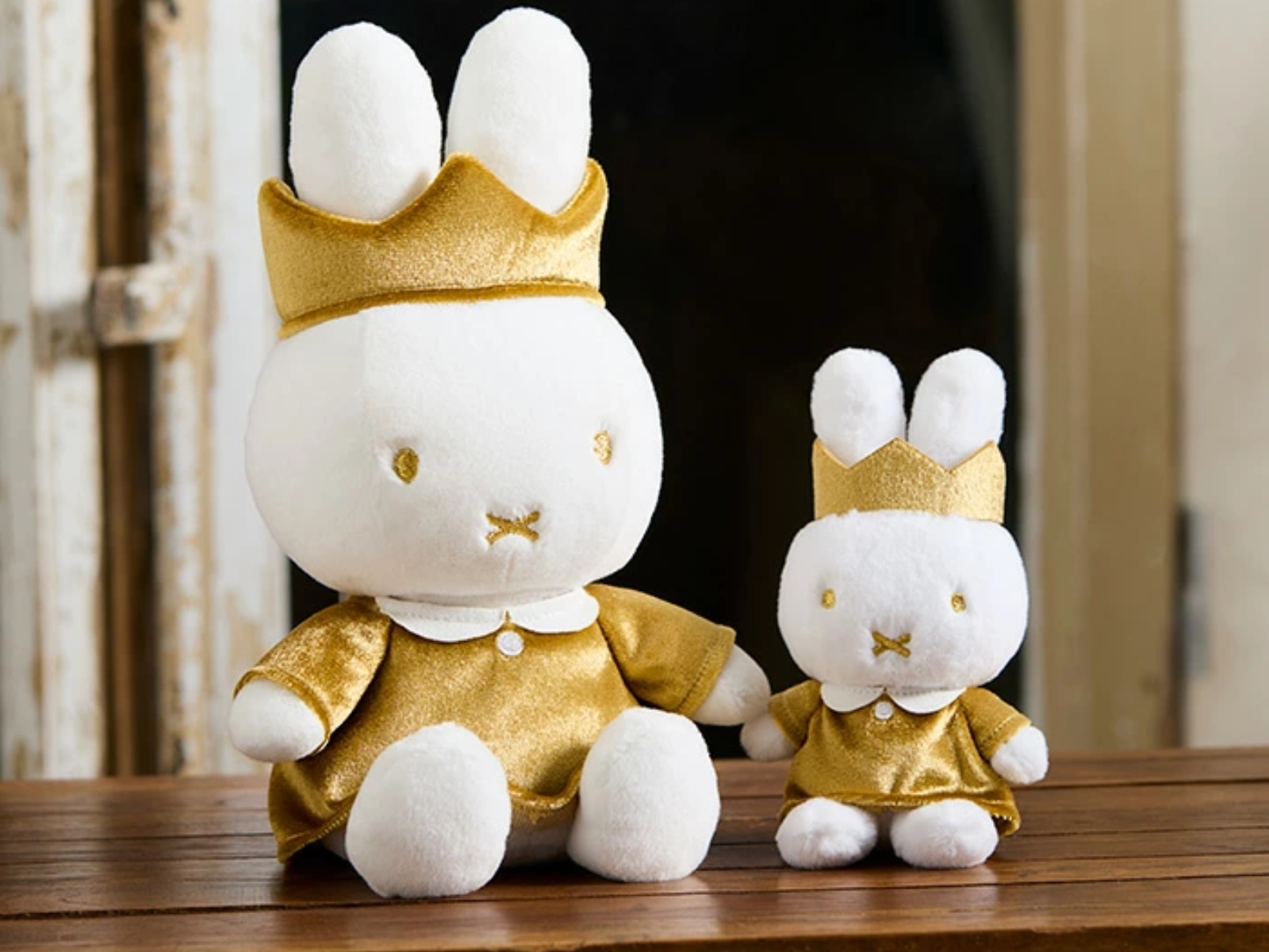 Sekiguchi x Miffy - 70週年金色皇冠毛絨公仔