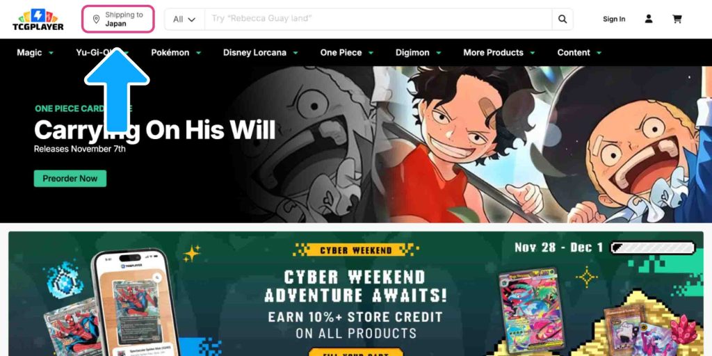 TCGplayer Shopping Guide – Step 4