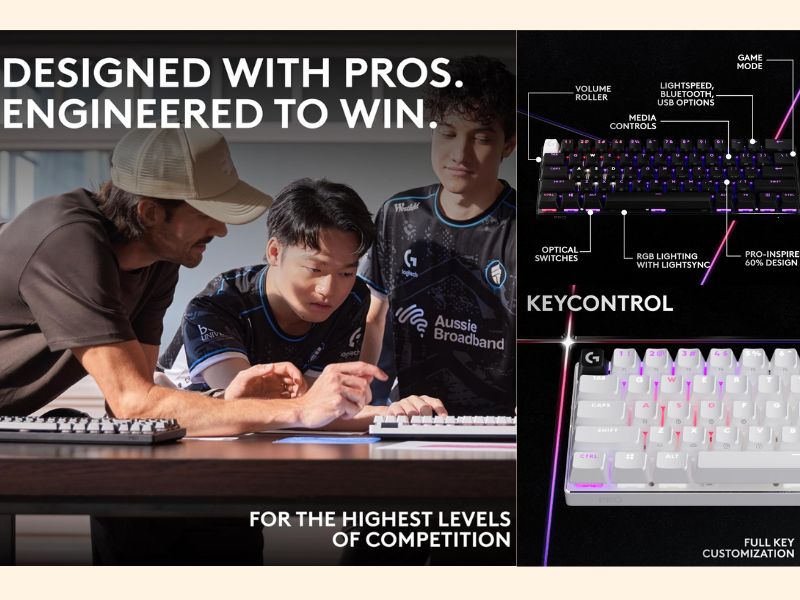 Logitech G PRO X 60 無線遊戲鍵盤