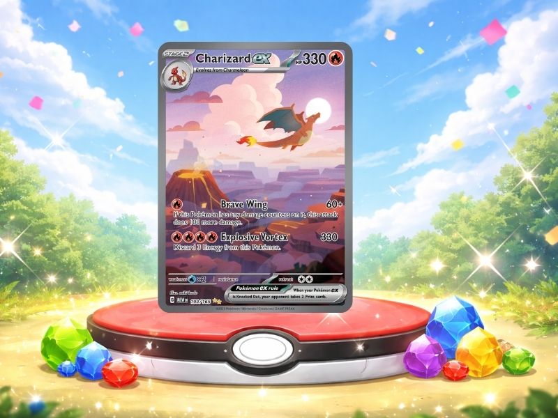 Charizard ex - 199/165 - SV: Scarlet & Violet 151 (MEW)