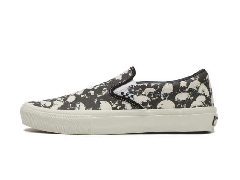 VANS Skate Slip-On S.PILE BK/WT/G
