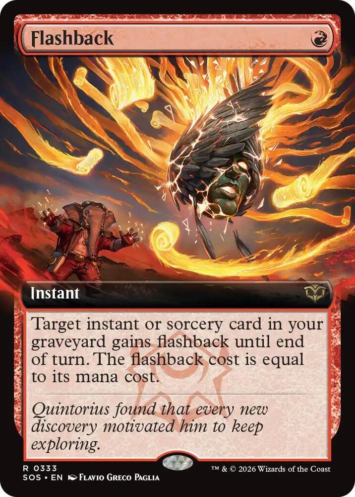 Flashback (Extended Art) - Secrets of Strixhaven (SOS)