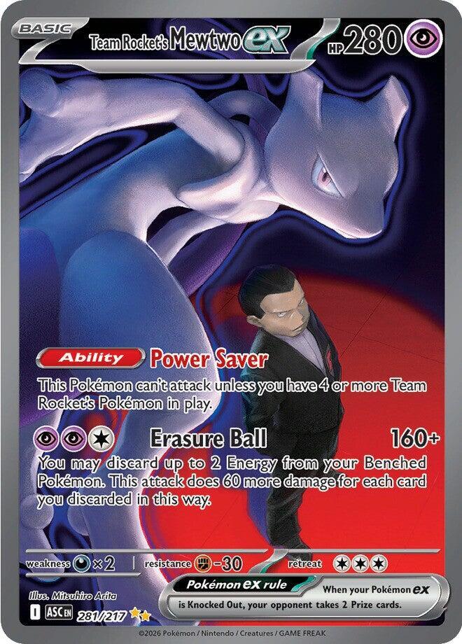 Team Rocket's Mewtwo ex（Special Illustration Rare / SIR）