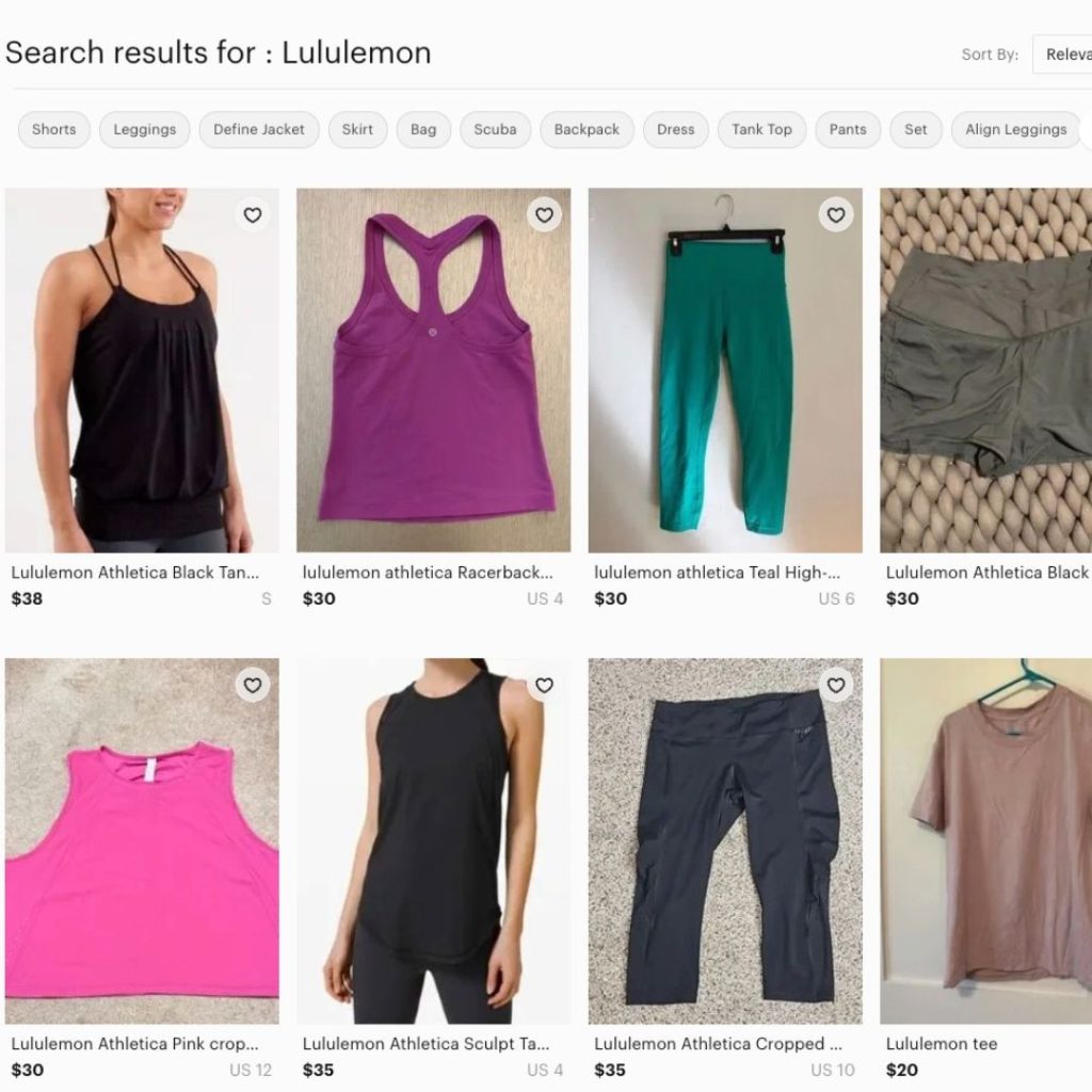poshmark-lululemon