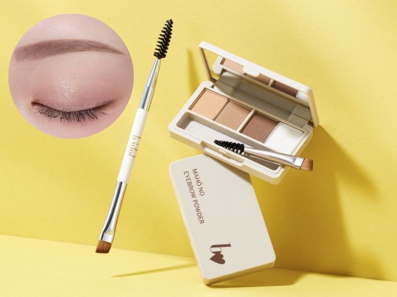 B IDOL Magic Eyebrow Powder with brush