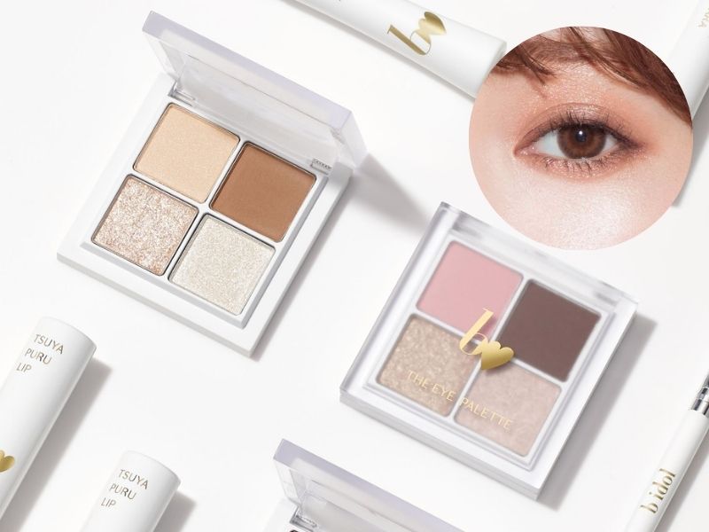 B IDOL THE Eye Palette R 4-color eyeshadow