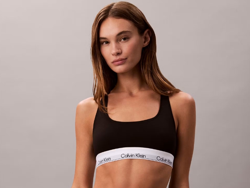 Calvin Klein Icon Cotton Modal Unlined Bralette Sports Bra