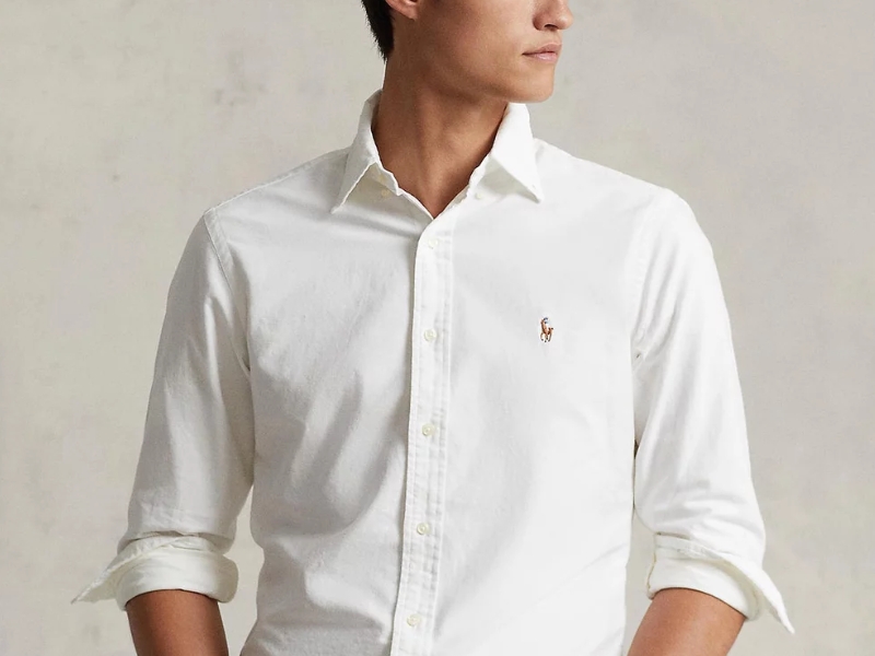 Polo Ralph Lauren The Iconic Men's Cotton Long Sleeve Oxford Shirt