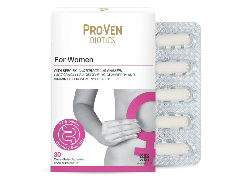 Pro-Ven Probiotics intimate clinically friendly for women with cranberry nutritional capsules