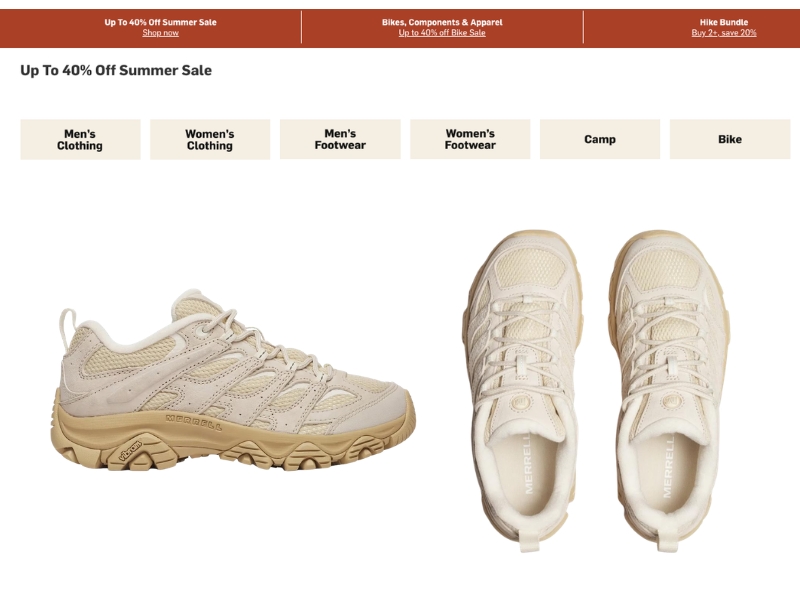 Backcountry summer sale outdoor gear hiking shoes Patagonia The North Face discount