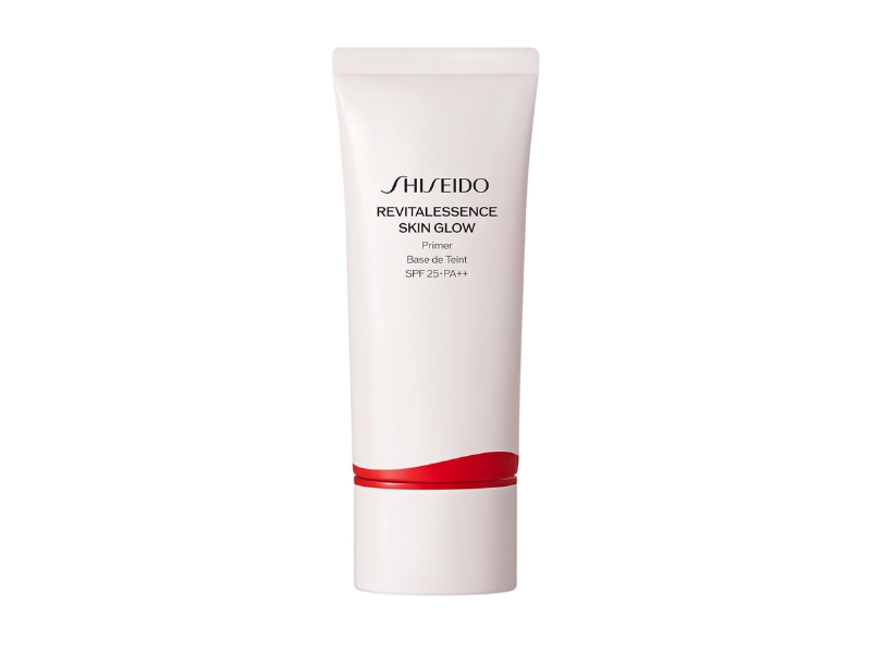 SHISEIDO Makeup Essence Skin Glow Primer 30g SPF25 PA++ liquid makeup base with moisturizing and pore covering effects